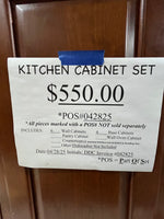 Kitchen Cabinet Set (POS#42825)