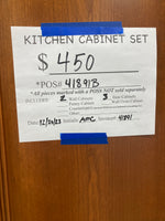 Kitchen Cabinet Set (POS#41891B) - 5 pieces