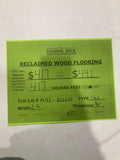 Reclaimed Oak Wood Flooring Pallet#(FLO-42-8020-B4) 417 sf