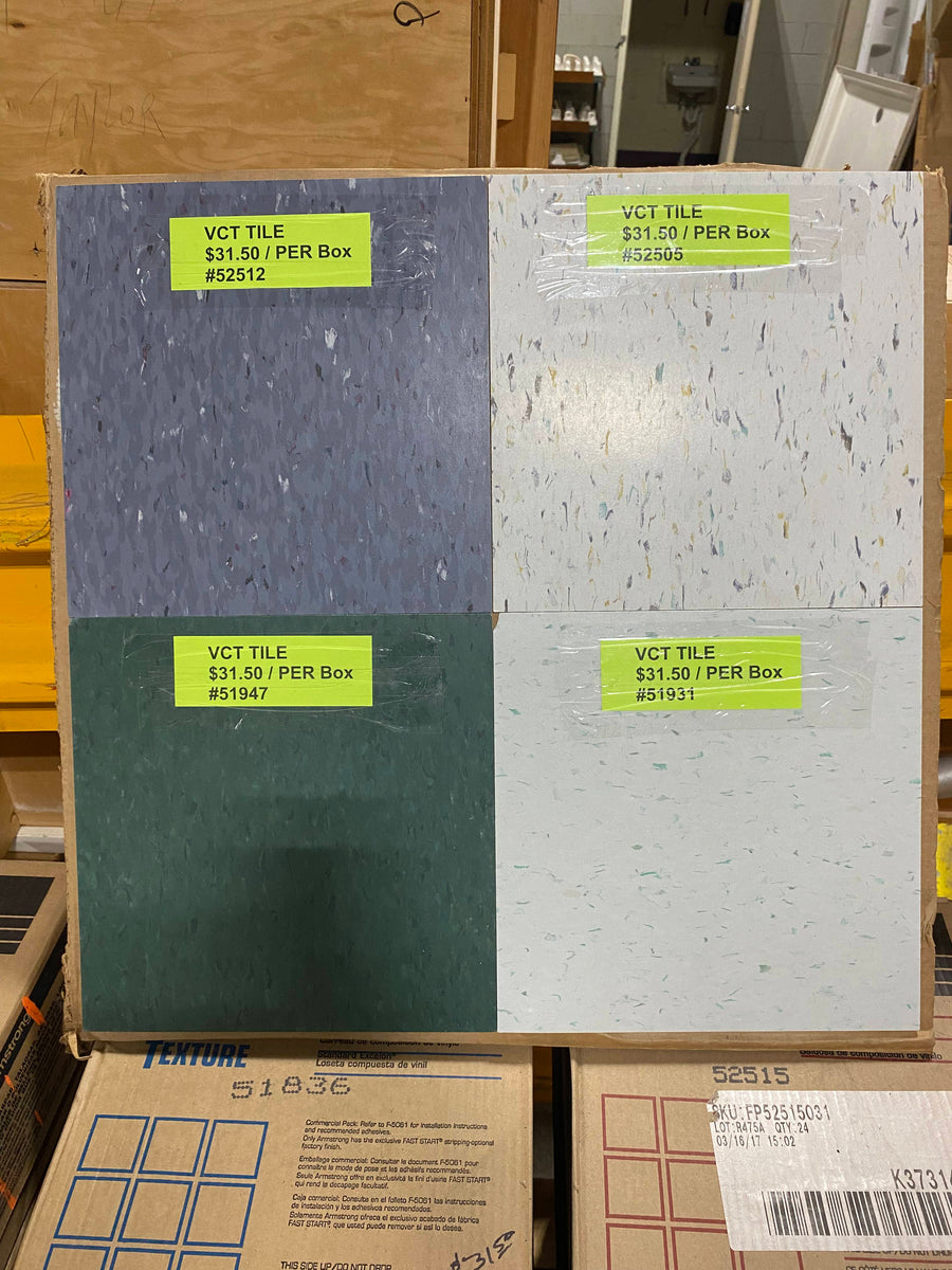 Armstrong® Commercial VCT Tile - Various Colors – The Loading Dock, Inc.