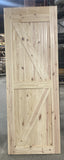 Knotty Pine Barn Doors