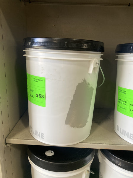 5-gallon Interior/Exterior Re-mixed Paint - Gray