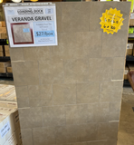 6.5" x 6.5" Porcelain Floor Tile - Veranda "Gravel"