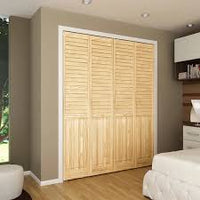 Plantation Louver/Panel Bifold Doors