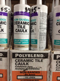 Non-Sanded & Sanded Ceramic Tile Caulk