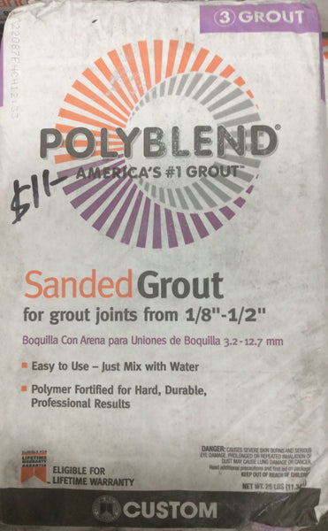 Polyblend Sanded Grout