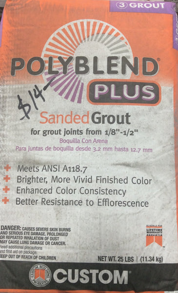 Polyblend Plus Sanded Grout