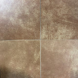 6.5" x 6.5" Porcelain Floor Tile - Veranda "Rust"