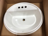 Oval Rimmed Sink