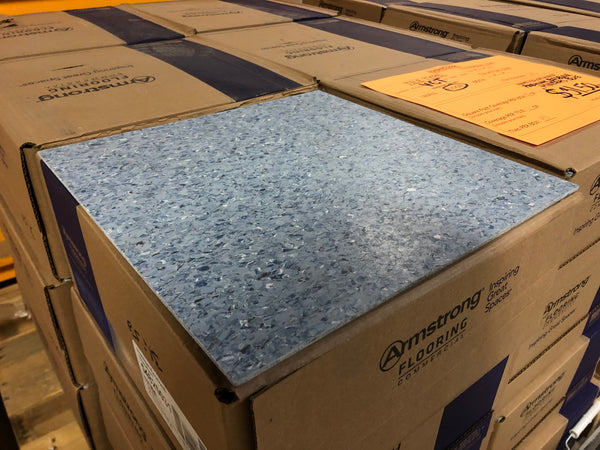 Armstrong® Commercial VCT Tile - "Mineral Blue"