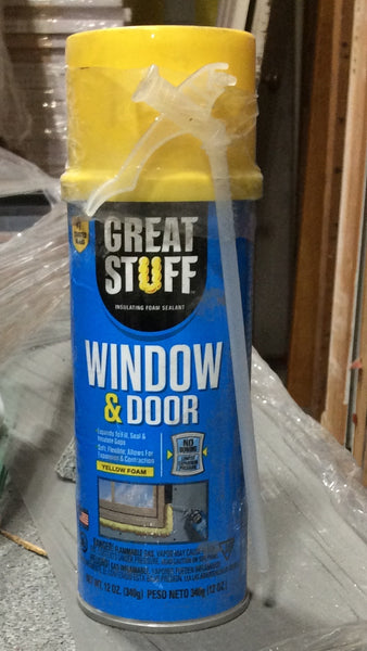 Window and door insulating foam sealant